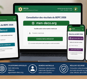 Résultats BEPC 2026 : men-deco.org, itdeco.ci et agce.exam-deco.org ouvrent la consultation ce mardi à 14h