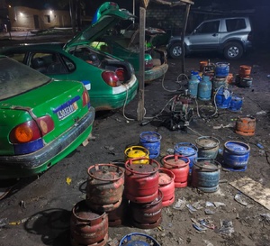 Duékoué : plus de 1900 bouteilles de gaz saisies lors d’une opération contre le transvasement illicite