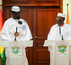 Côte d’Ivoire–Guinée : Mamadi Doumbouya à Abidjan pour renforcer les liens