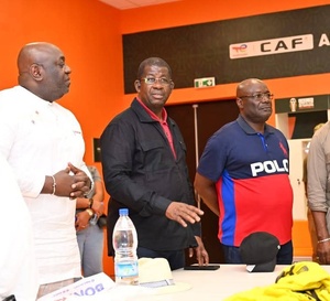 Ligue 1 Après Adiaké- Sol FC: 0-1 :  Le Ministre Hien Sié encourage les Olympiens