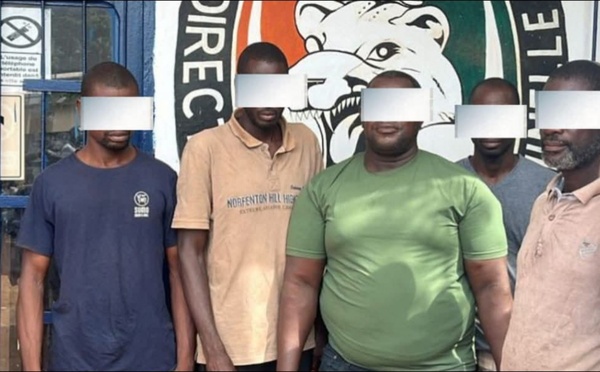 Côte d’Ivoire : 5 suspects arrêtés pour le vol de 757 sacs de cacao à San Pedro