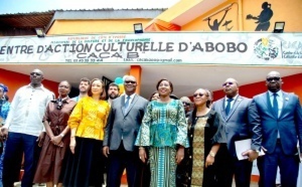Cote d'Ivoire, Abobo : le Centre d’Action culturelle rénové officiellement inauguré