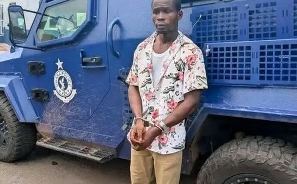 Ghana : un homme interpellé après le vol d’un véhicule blindé de la police en plein jour