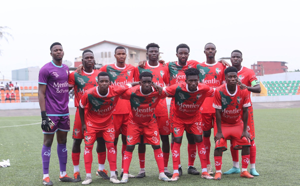 Football: L'Africa Sports d'Abidjan reste encore en Ligue 2