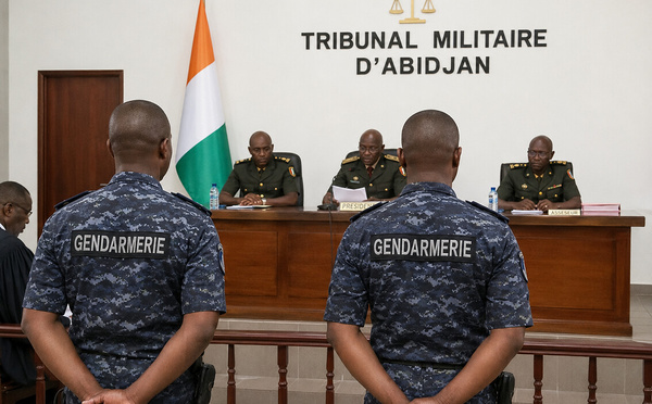 Tribunal militaire d’Abidjan : deux adjudants écroués pour racket sur un axe routier à Tabou