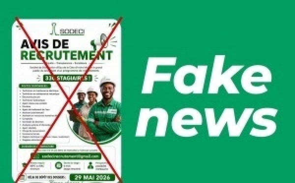 Faux recrutement SODECI : une arnaque en ligne déjouée par l’entreprise