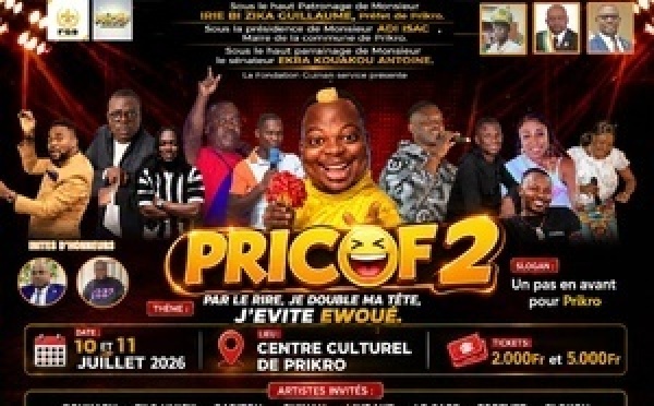 PRIKRO : DEUX JOURS DE RIRE ET DE SENSIBILISATION AU CENTRE CULTUREL