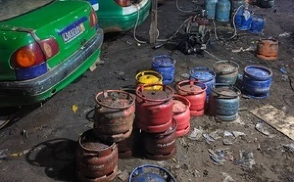 Duékoué : plus de 1900 bouteilles de gaz saisies lors d’une opération contre le transvasement illicite