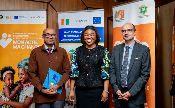État civil en Côte d’Ivoire : l’ONECI lance la campagne « Mon acte, ma chance »