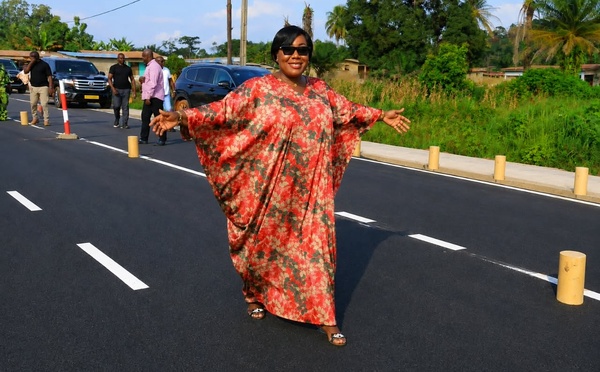 Affaire du bitumage des rues de Toulepleu : Anne Désirée Ouloto-Lamizana rassure les populations : « Toulepleu aura ses 05 kilomètres de bitume »