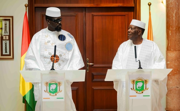 Côte d’Ivoire–Guinée : Mamadi Doumbouya à Abidjan pour renforcer les liens