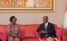 Francophonie : Louise Mushikiwabo en visite officielle à Abidjan