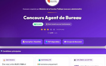 Concours administratifs 2026 : fin des inscriptions le 30 avril, voici le lien pour s’inscrire