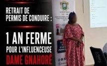 Incivisme routier : l’influenceuse Dame Gnahoré de nouveau sanctionnée après récidive